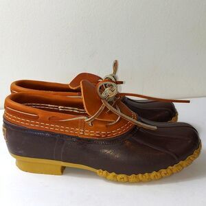 L.L.Bean Brown Bean Boots Duck Shoes Sz 6M